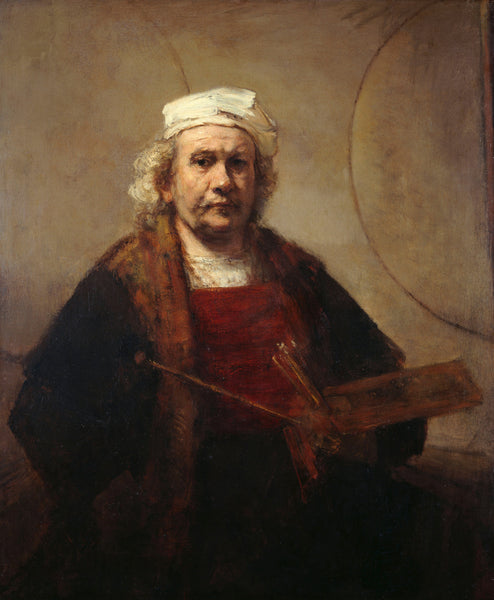 Self-Portrait with Two Circles, 1659-1665 | McGaw Graphics