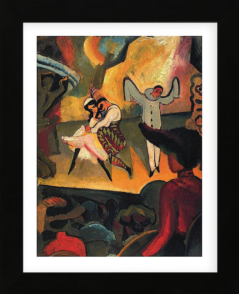 OverstockArt cheapest Macke Russian Ballet with Wood Frame, Black Finish