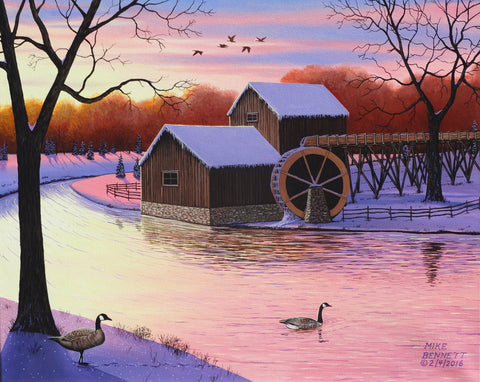 Winter at Old Grist Mill