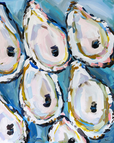 Oyster Shells, Blue