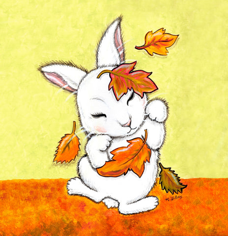 Autumn Leaves Bunny