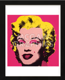 Marilyn Monroe (Marilyn), 1967 (hot pink) (Framed)