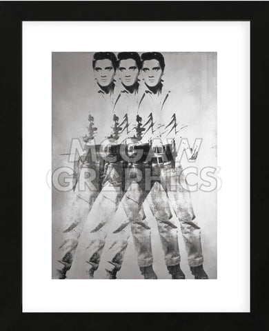 Triple Elvis™, 1963 (Framed)