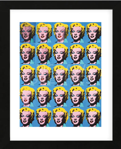 Twenty-Five Colored Marilyns, 1962 (Framed)