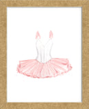 Pink and White Ballerina Dress (Framed)