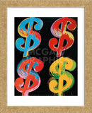 $4, 1982 (blue, red, orange, yellow) (Framed)