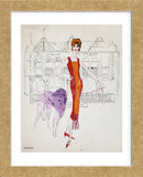 Untitled (Female Fashion Figure), c. 1959 (Framed)