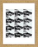 Twelve Cars, 1962 (Framed)