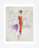 Untitled (Female Fashion Figure), c. 1959 (Framed)