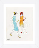 Untitled (Two Female Fashion Figures), c. 1960 (Framed)