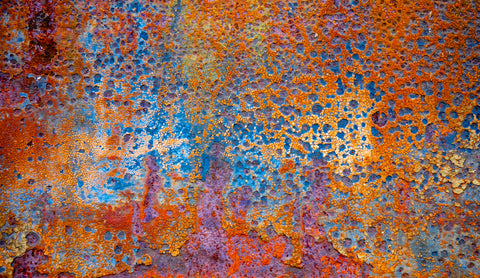 Paint and Rust Abstract