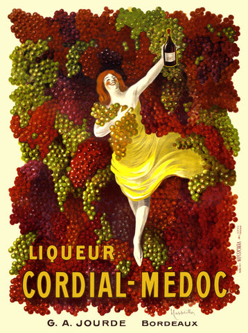 Liquer Cordial-M√©doc, G. A. Jourde - Bordeaux -  Leonetto Cappiello - McGaw Graphics