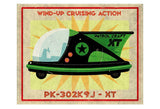 Patrol Craft XT Box Art Tin Toy -  John W. Golden - McGaw Graphics