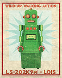 Lois Box Art Robot -  John W. Golden - McGaw Graphics