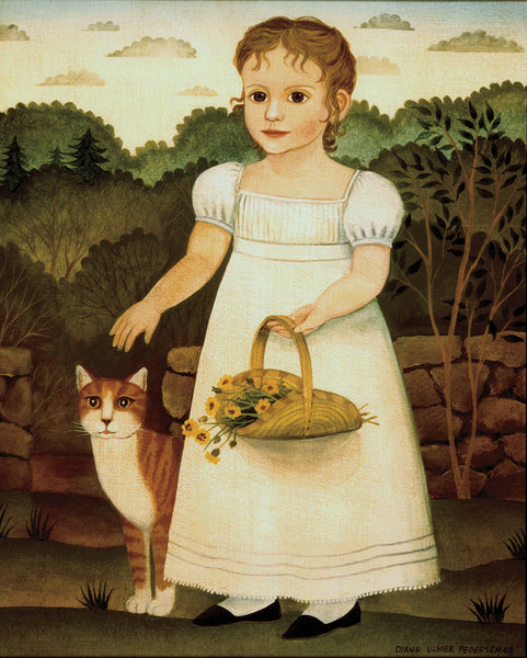 Girl with Cat | McGaw Graphics