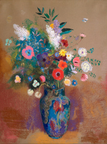 Bouquet of Flowers, ca. 1900‚Äì1905 -  Odilon Redon - McGaw Graphics