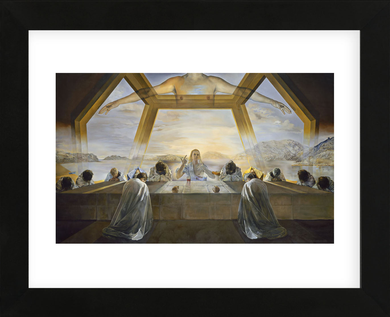 Salvador Dali LAST SUPPER - newest (Salvador Dali Lithograph, Dali Painting, Salvador Dali Wall Art)