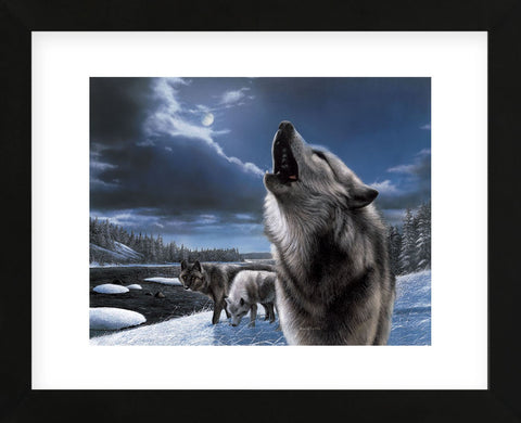 Howling Wolf (Framed)