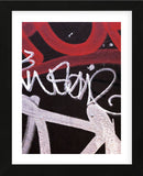 Red Black Tag 1  (Framed) -  Jenny Kraft - McGaw Graphics