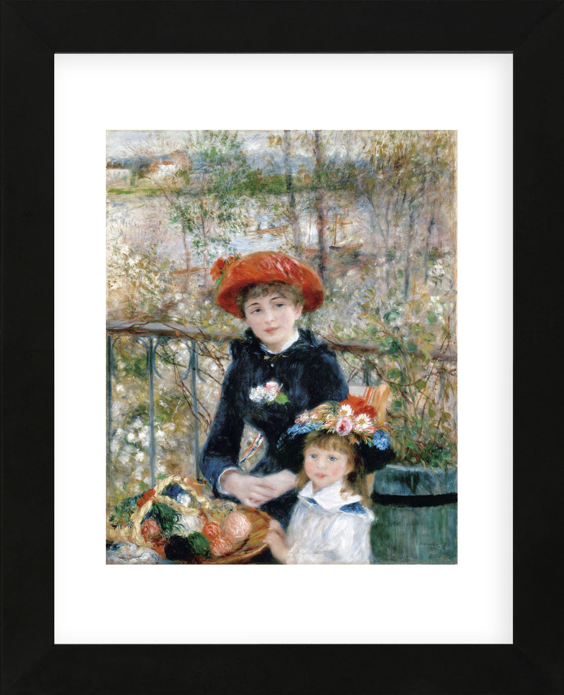 ARTCANVAS Two Sisters - On the Terrace 1881 by Pierre-Auguste hotsell Renoir Canvas Art Print