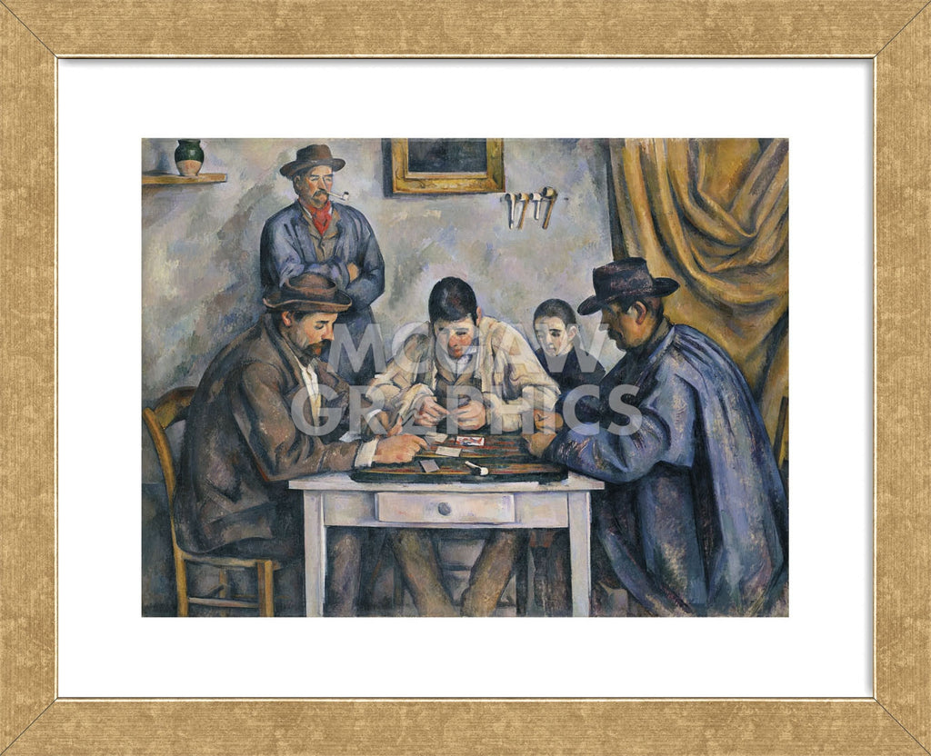 The Card Players, 1890-1892 (Framed) | McGaw Graphics