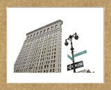 Flatiron Building with Lamp  (Framed) -  Erin Clark - McGaw Graphics