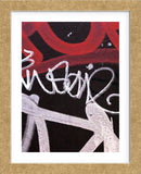 Red Black Tag 1  (Framed) -  Jenny Kraft - McGaw Graphics