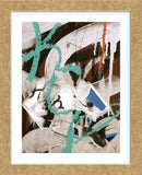 Aqua Tag 3  (Framed) -  Jenny Kraft - McGaw Graphics