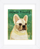 French Bulldog (White) (Framed) -  John W. Golden - McGaw Graphics