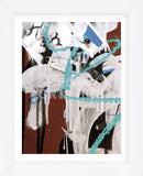 Aqua Tag 2  (Framed) -  Jenny Kraft - McGaw Graphics