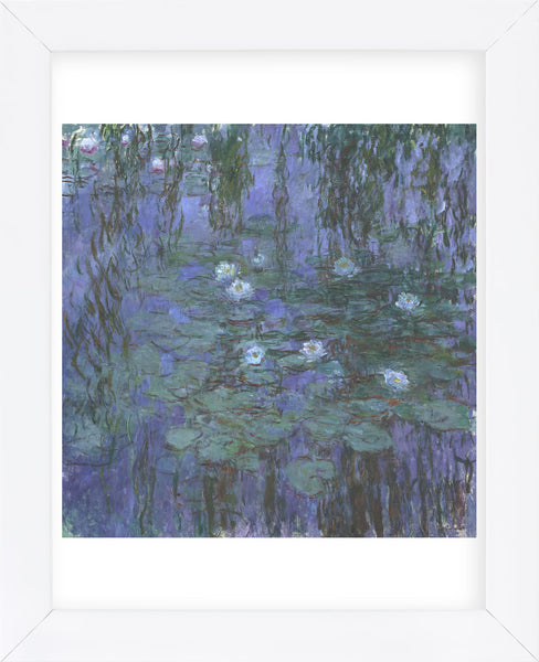 Blue Water Lilies, 1916-1919 (Framed) | McGaw Graphics