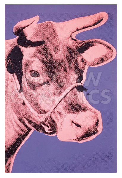 Cow, 1976 (pink & purple) | McGaw Graphics